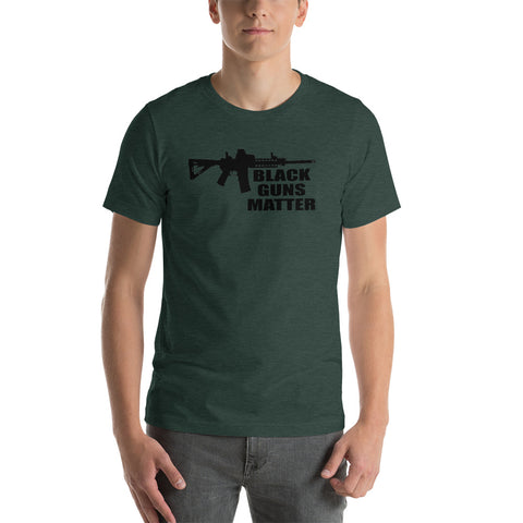 Black Guns Matter AR Short-Sleeve Unisex T-Shirt