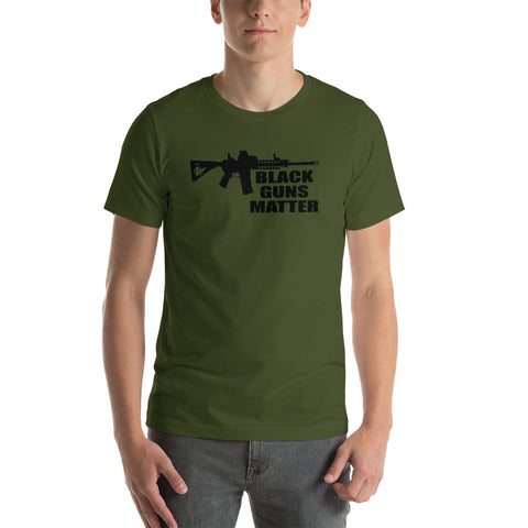 Black Guns Matter AR Short-Sleeve Unisex T-Shirt